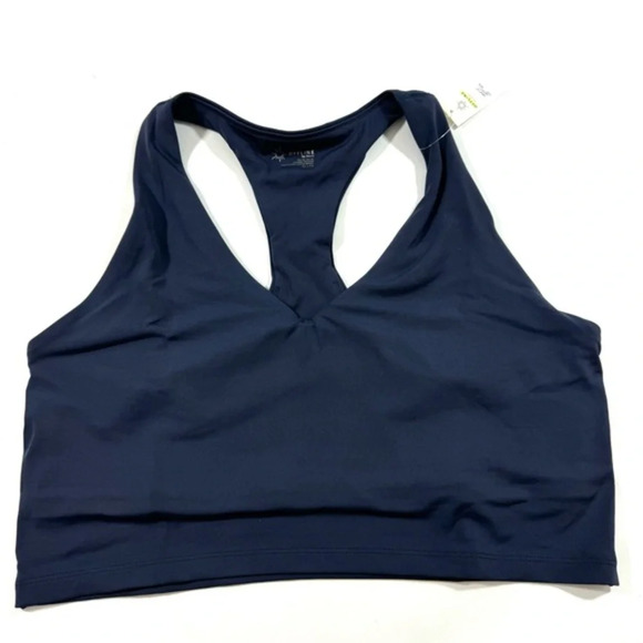 New Aerie Offline Real Me Recharge Bra Navy Blue - Picture 1 of 7